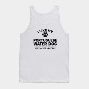 Portuguese Water Dog - I love portuguese water dog Tank Top